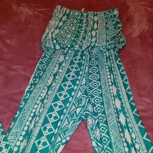 Tube Top Pants Romper